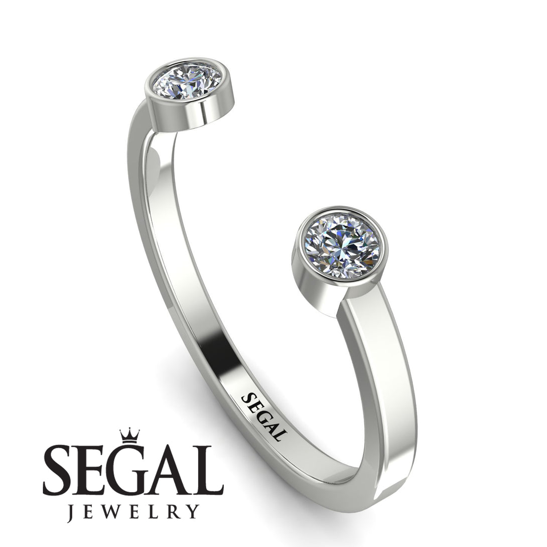 Open Bezel Diamond Ring - Khloe No. 3